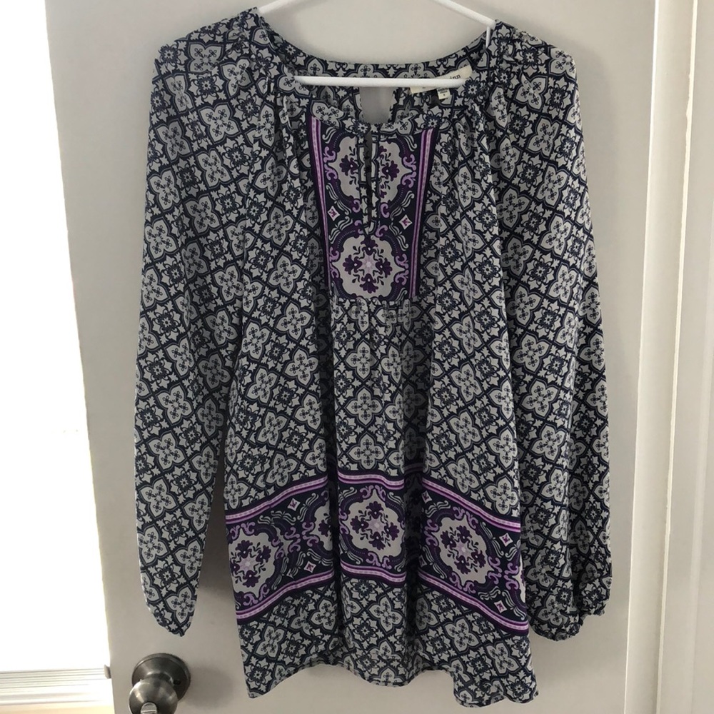 Black Rainn long sleeve blouse